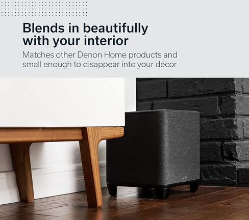 Denon Home Sound Bar 550 + Wireless Subwoofer Bundle (HEOS Built-in) – Dolby Atmos 3D Audio, Wi-Fi/Bluetooth Streaming, Alexa, AirPlay 2, & Multi-Room Support in Saudi Arabia