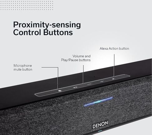 Denon Home 550 Wireless Smart Soundbar for TV with Dolby Atmos, Black in Saudi Arabia