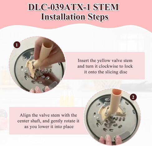 DLC-039ATX-1 Detachable Stem Replacement For Cuisinart 14Cup Food Processor in Saudi Arabia