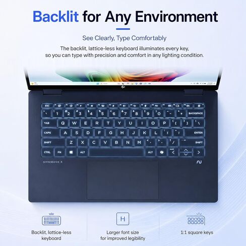 HP OmniBook X Flip 14" Next Gen AI 2-in-1 Laptop | 2K Touchscreen | Intel Core Ultra 5 226V | 16GB DDR5 RAM | 2TB PCIe SSD | Win 11 | Backlit Keyboard | Built for Work, Creativity & Productivity in Saudi Arabia