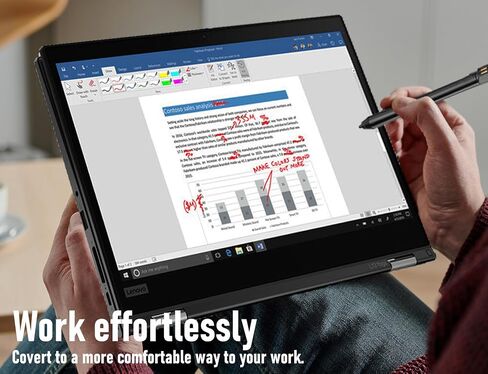 Lenovo ThinkPad L13 Yoga Gen2 2-in-1 Laptop, 13.3" FHD IPS Touchscreen Notebook with Stylus Pen, 11th Gen Intel Core i5-1135G7, 16GB DDR4 RAM 256GB SSD, Fingerprint, Windows 11 Pro(Renewed) in Saudi Arabia