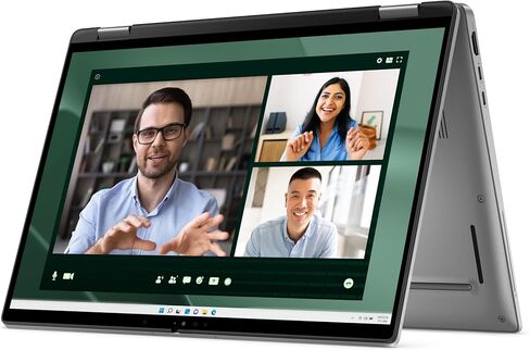 Dell Latitude 7450 2 في 1 كمبيوتر محمول 14 بوصة WUXGA (1920x1200) IPS شاشة لمس Intel 12-Core Ultra 7 165U vPro 16GB LPDDR5 512GB SSD Thunderbolt 4 لوحة مفاتيح بإضاءة خلفية Wi-Fi بصمة إصبع 1080p+كاميرا IR Win11 Pro in Kuwait