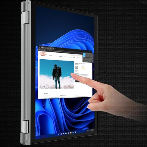 Lenovo ThinkPad L13 Yoga 2 in1 Laptop, 13.3" FHD Touchscreen Display, Intel Core i5-10210, 256GB SSD, 8GB DDR4 RAM, Stylus Pen, WiFi, Windows 11 Pro (Renewed) in Saudi Arabia