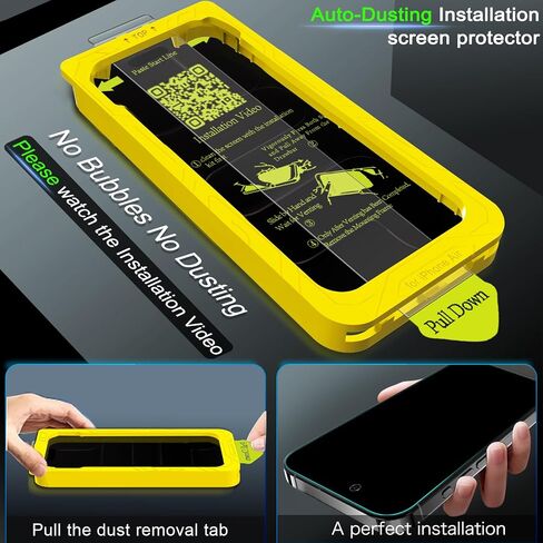 IMBZBK Privacy Screen Protector for iPhone 17 Air, Tempered Glass, 3+3 Pack in Kuwait
