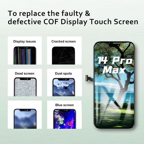 for iPhone 14 Pro Max Screen Replacement Kit,6.7" Full HD in Kuwait