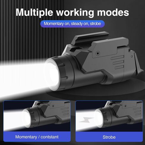 DARKFANG 1000 Lumen Tactical Flashlight with Dual-Switch in Kuwait