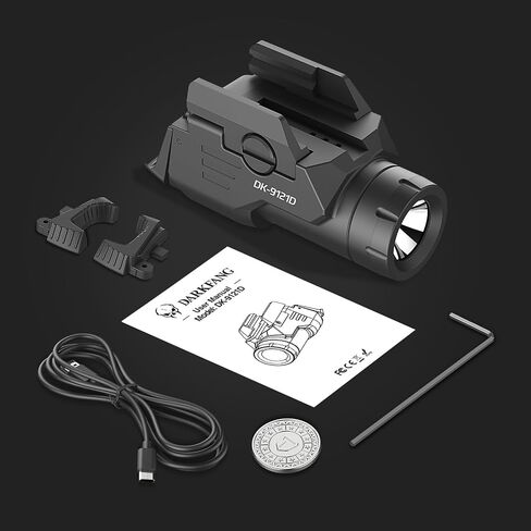 DARKFANG 1000 Lumen Tactical Flashlight with Dual-Switch in Kuwait