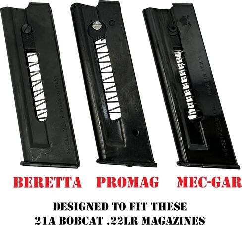 Speed Loader for Beretta 21A Bobcat .22LR Magazines (NOT .25ACP) | Ergonomic, Easy, and Pain Free | Made in USA in Saudi Arabia