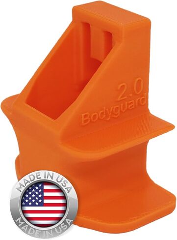 EZMAGLOADER Speed Loader for the Smith & Wesson M&P Bodyguard 2.0 .380 Easy Pain-Free Loading, Comfortable Grip, Gun Magazine Loader Accessories, Large Flanges for Thumb Relief (Orange) in Saudi Arabia