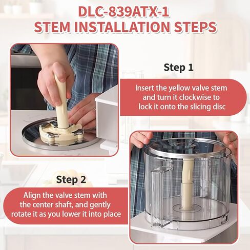 DLC-839ATX-1 Detachable Stem Replacement Cuisinart 11Cup Food Processors in Saudi Arabia
