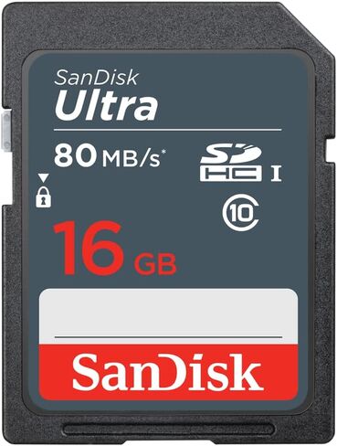 مجموعة بطاقات SanDisk Ultra UHS-I Class 10 بسعة 16 جيجابايت SDHC SDSDUNS-016G-GN3IN مكونة من 5 بطاقات in Kuwait