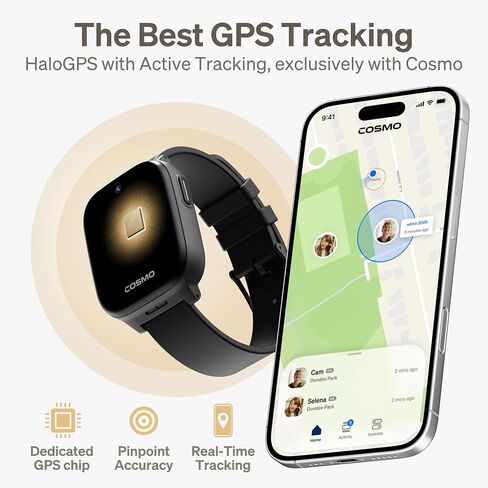 ساعة JrTrack 5 SE الذكية للأطفال من كوزمو | ساعة هاتف جديدة كليًا ومتعقب GPS in Kuwait