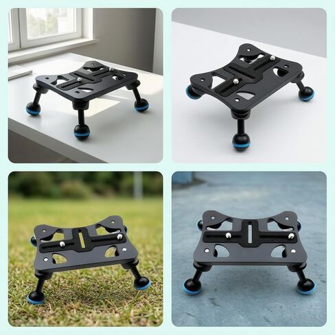 Waterproof Camera Stand Tripod Holder with 1/4 Mount Lightweight 6061 Aluminum Alloy Stable Four Leg Support Suitable for Tabletop setups Observation rigs Underwater Videography in Kuwait