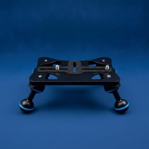 Waterproof Camera Stand Tripod Holder with 1/4 Mount Lightweight 6061 Aluminum Alloy Stable Four Leg Support Suitable for Tabletop setups Observation rigs Underwater Videography in Kuwait