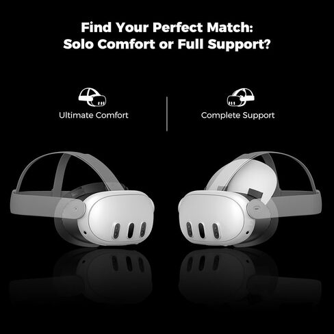 Facial Interface Face Pads Compatible with Meta/Oculus Quest 3 Elite Strap Accessories, Comfort PU and Ice Silk Cushion, Not Fit Quest 3S in Kuwait