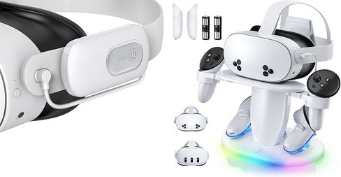 YUANHOT Battery Pack & Charging Dock for Meta Quest 3/3S Headset in Kuwait