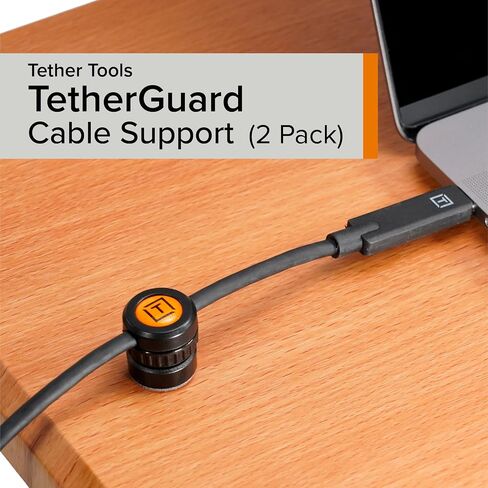 Tether Tools TetherGuard Magnetic and Adhesive Cable Support 2 Pack in Saudi Arabia