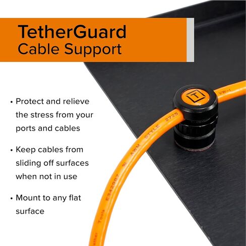 Tether Tools TetherGuard Magnetic and Adhesive Cable Support 2 Pack in Saudi Arabia