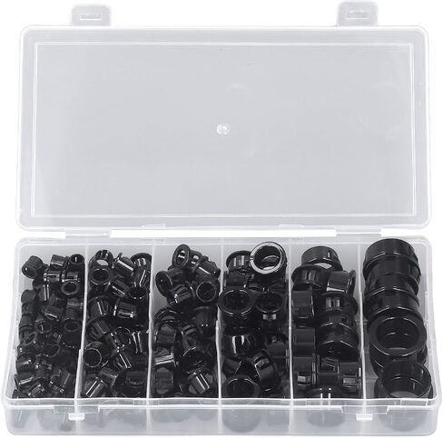 Nylon Snap in Cable Grommet Protector, 160PCS in Saudi Arabia