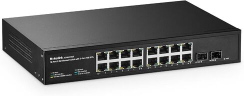MokerLink 8 Port 10G Managed Ethernet Switch, 10G/5G/2.5G/1G Auto-Adaptive, L3 Web/CLI Managed, Metal Desktop|Rackmount Network Switch in Saudi Arabia