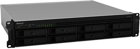 Synology RackStation RS1221RP+ NAS Server with Ryzen 2.2GHz CPU, 32GB Memory, 96TB HDD Storage, 4 x 1GbE LAN Ports, Redundant Power, DSM Operating System Bundle with Rail kit in Saudi Arabia