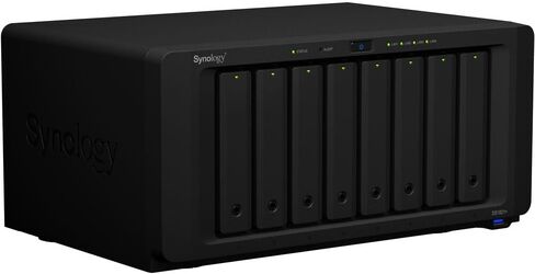 Synology DiskStation DS1821+ NAS Server with Ryzen 2.2GHz CPU, 32GB Memory, 32TB SSD Storage, 2TB M.2 NVMe SSD, DSM Operating System in Saudi Arabia