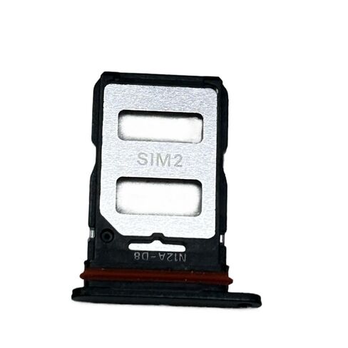 Dual SIM Card Tray Slot Holder Compatible with Xiaomi 14T Black in Saudi Arabia
