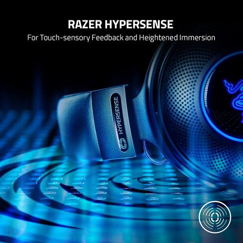 Razer Kraken V3 Pro Wireless Gaming Headset with Haptic Technology, THX Spatial Audio, 50mm Titanium Drivers, Hybrid Memory Foam Cushions in Saudi Arabia