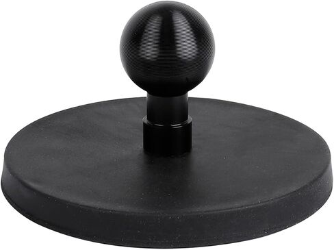 【66LBS Strong Magnetic】66mm(2.6") Diameter Round Magnetic Mount Base with 1" Metal Ball for iPad Phone holder camera, Compatible with RAM B Size Arm for Refrigerator,Forklift,Car, ATV, Metal surface in Saudi Arabia
