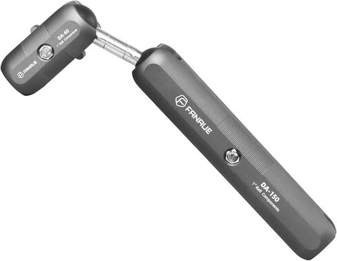 FANAUE Double Socket Arm and Double Ball Adapter 1" Ball Header Connecting Rod Length is 1.3", Suitable DA-60 DA-90 DA-150 or Other Devices Compatible with 1" Ball for RAM Mount in Saudi Arabia