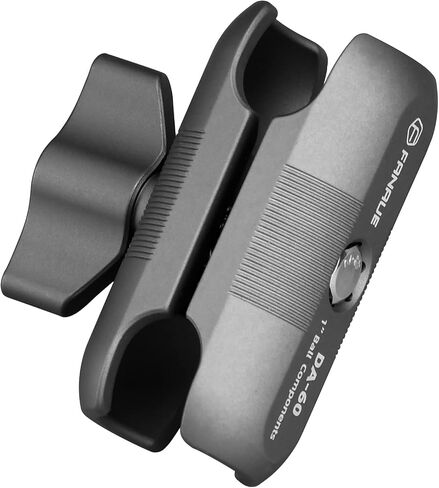 FANAUE Double Socket Arm and Double Ball Adapter 1" Ball Header Connecting Rod Length is 1.3", Suitable DA-60 DA-90 DA-150 or Other Devices Compatible with 1" Ball for RAM Mount in Saudi Arabia