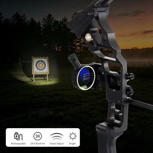 SPG Rechargeable Archery Bow Sight Light, Compound Bow Sight Light in Kuwait