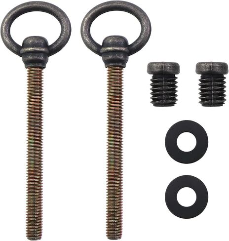 2PCS M8x108mm Brass Colour Swing Mounted Mirror Fixing Bolts with Washers and Nuts Suitable for Dressing Table Vanity Units Desks Cabinet in Kuwait