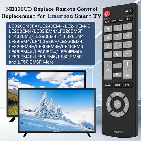 Universal TV Remote Control for Emerson TV NH305UD in Saudi Arabia