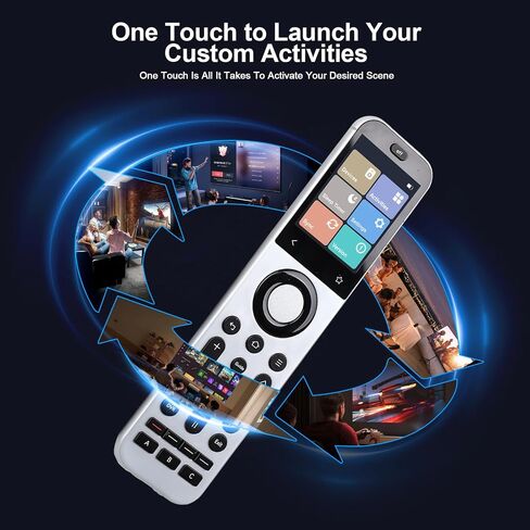 SofaBaton X2 Universal Remote with Touch Screen, Hub and App, All in One Universal Remote Control with with Charging Dock and Customize Activities, Compatible with IR/Bluetooth/WiFi/RF Devices in Kuwait