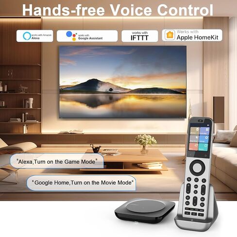SofaBaton X2 Universal Remote with Touch Screen, Hub and App, All in One Universal Remote Control with with Charging Dock and Customize Activities, Compatible with IR/Bluetooth/WiFi/RF Devices in Kuwait