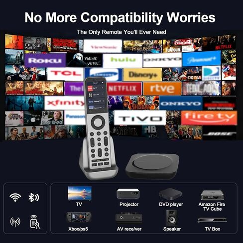 SofaBaton X2 Universal Remote with Touch Screen, Hub and App, All in One Universal Remote Control with with Charging Dock and Customize Activities, Compatible with IR/Bluetooth/WiFi/RF Devices in Kuwait