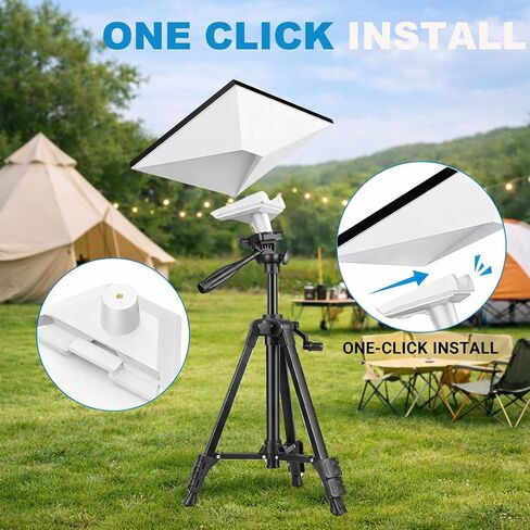 Tripod Mount for Starlink Mini Stand with Adapter - Height Adjustable & 360° Tilt, Compatible with Starlink Mini Terminal, Portable Sturdy Stand for RV Camping & Outdoor Use in Kuwait