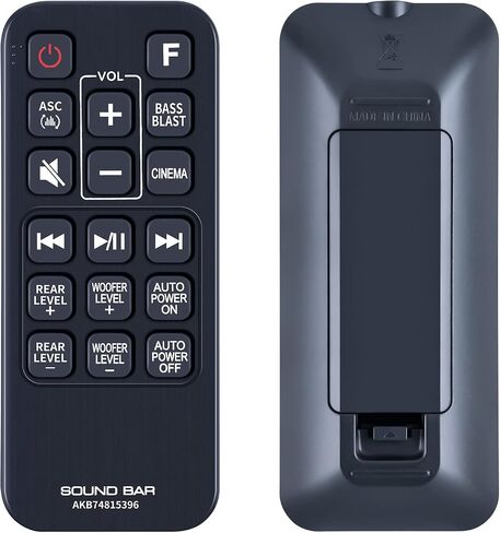 AKB74815371 Replacement Remote Control for LG Wireless Sound Bar, Compatible with LG Soundbar Speaker System SK3D SK4D SJ3 SJ4 SL3D SPH4B-W SPJ4B-W in Saudi Arabia