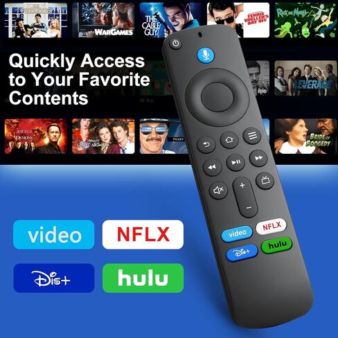 Voice Remote Replacement for Fire TV Stick, Cube & Amazon Fire TVs in Kuwait