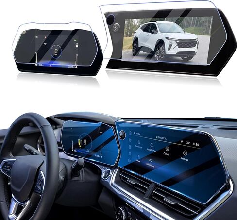 واقي شاشة GFJNFG 2PACK 2024 2025 2026 Trax من الزجاج المقوى لـ 2026 2025 2024 Chevy Trax واقي شاشة (11 بوصة Nav. & 8 بوصة Dash) شاشة لمس لـ 2026 2024 2025 Chevy Trax (LT، 2RS، ACTIV) ملحقات 【ليس لـ Trax 8 بوصة nav.】 in Saudi Arabia