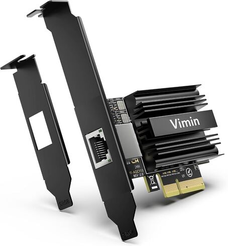 VIMIN 10G PCI-E Network Card with 10Gbps Dual RJ45 Ports in Kuwait