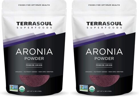Terrasoul Superfoods Organic Aronia Powder, 4 Oz - Freeze-Dried, Antioxidants in Saudi Arabia