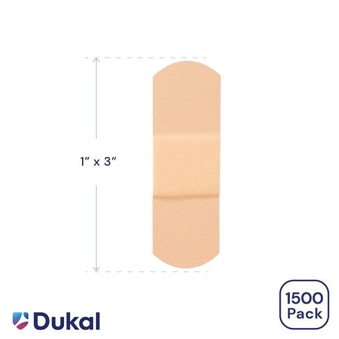 American White Cross Adhesive Bandages, Sheer Strips, 1" x 3" | Bulk Case of 1500 | Sterile, Breathable and Multi-Purpose for School Nurses, Businesses, and First Aid Kits in Saudi Arabia