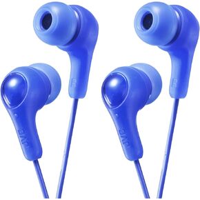JVC Gumy in Ear Earbud Headphones, Powerful Sound, Comfortable and Secure Fit, Silicone Ear Pieces S/M/L - HAFX7A (Blue) One Size, 1 Count (Pack of 1) in Kuwait