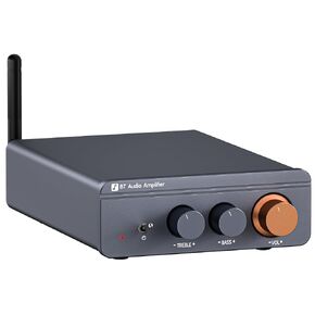 Jancane Amplifier Mini Home Audio Stereo Bluetooth 5.4 Component Amplifier، 300W x2 Wireless TPA3255 2 Channel Class D Amp، مضخم صوت منزلي خارجي مع تحكم جهير ثلاثي لمكبرات الصوت السلبية in Kuwait