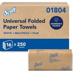 Scott Professional Multifold Paper Towels, Bulk, 16 x 250 Sheets (01804) in Kuwait