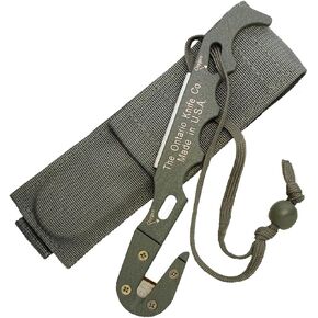 Ontario Knife Company 1406 OKC FG Model 1 Strap Cutter (Green) in Saudi Arabia