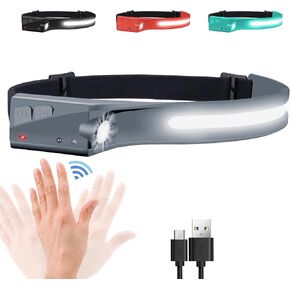 EGUKU Rechargeable Headlamp 2 Pack, 230° Wide Beam LED Head Lamp for Adults in Kuwait