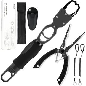 BiteX Fish Lip Gripper with 40lb Scale, 360° Rotating Fish Holder in Saudi Arabia